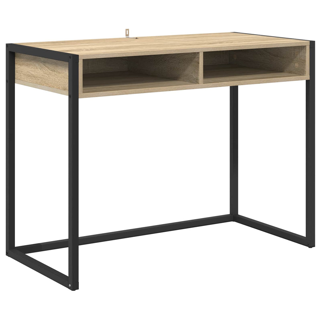 Schreibtisch mit Speicher Sonoma 100 x 50 x 75 cm Holzwerkstoff