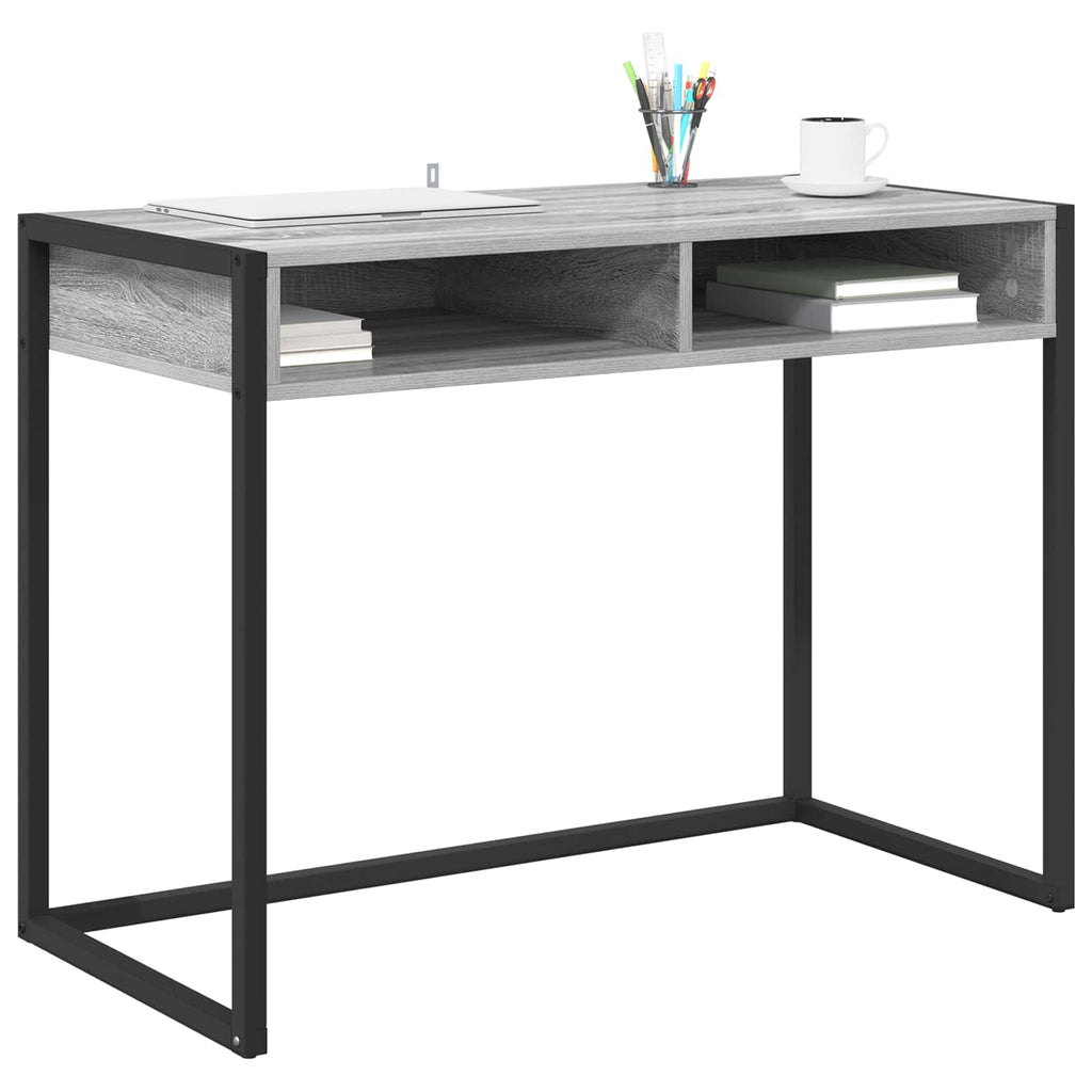 Schreibtisch Graues Sonoma 100 x 50 x 75 cm Holzwerkstoff