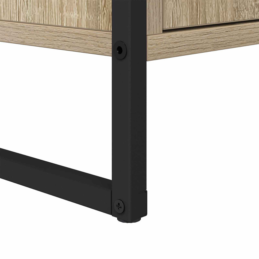 Badezimmerschrank mit Tür Sonoma 90 x 30 x 60 cm Holzwerkstoff