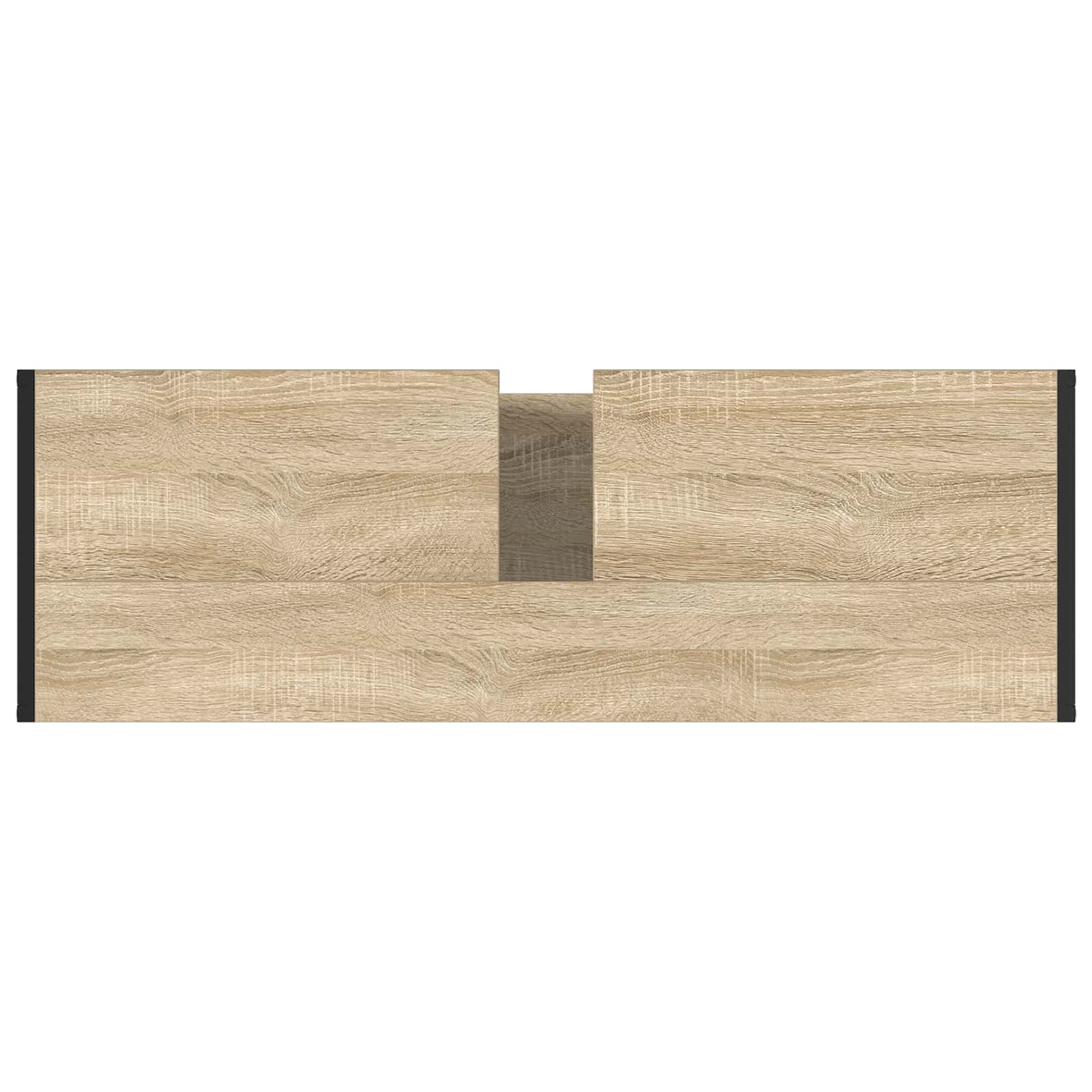 Badezimmerschrank mit Tür Sonoma 90 x 30 x 60 cm Holzwerkstoff