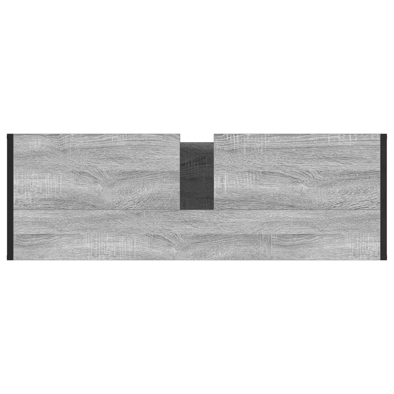 Badezimmerschrank Graues Sonoma 90 x 30 x 60 cm Holzwerkstoff