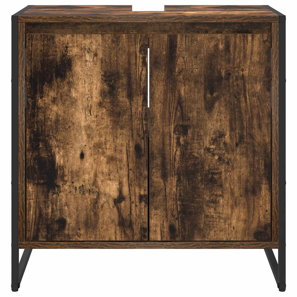 Badezimmerschrank Raucharbe 60 x 30 x 60 cm Holzwerkstoff