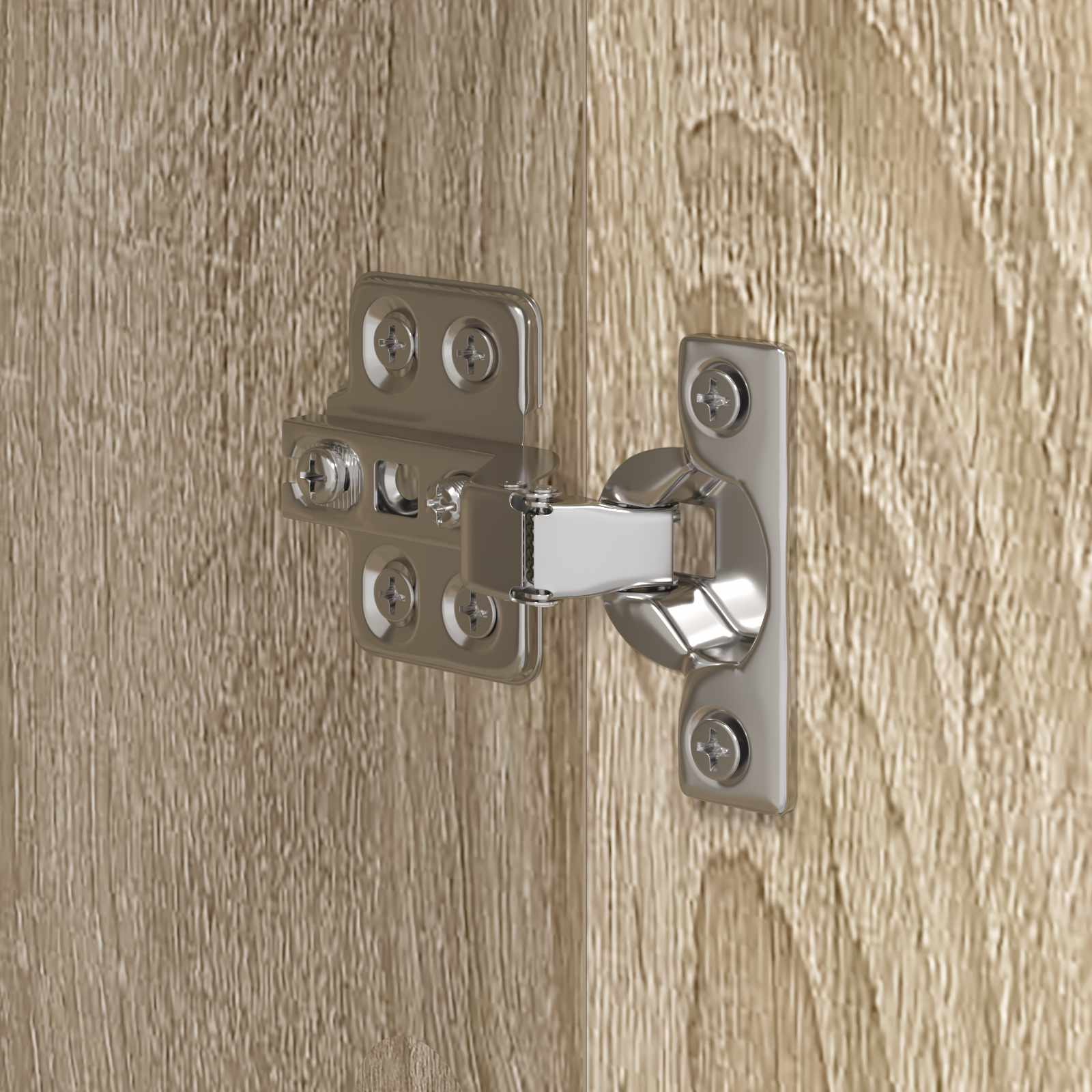 Badezimmerschrank mit Tür Sonoma 40 x 30 x 180 cm Holzwerkstoff