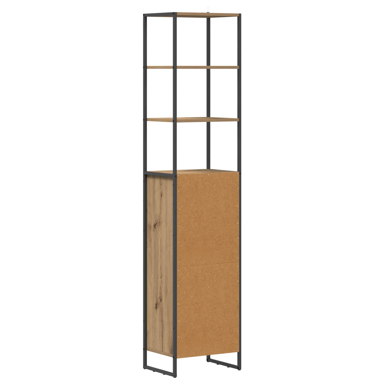 Badezimmerschrank mit Tür Kunsthandwerk Eiche 40 x 30 x 180 cm