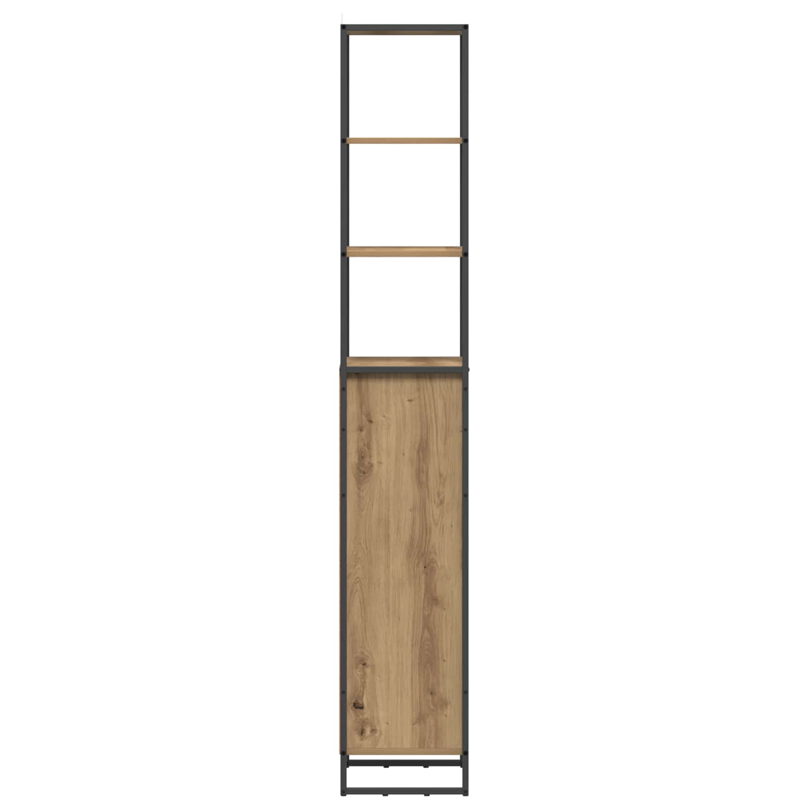 Badezimmerschrank mit Tür Kunsthandwerk Eiche 40 x 30 x 180 cm