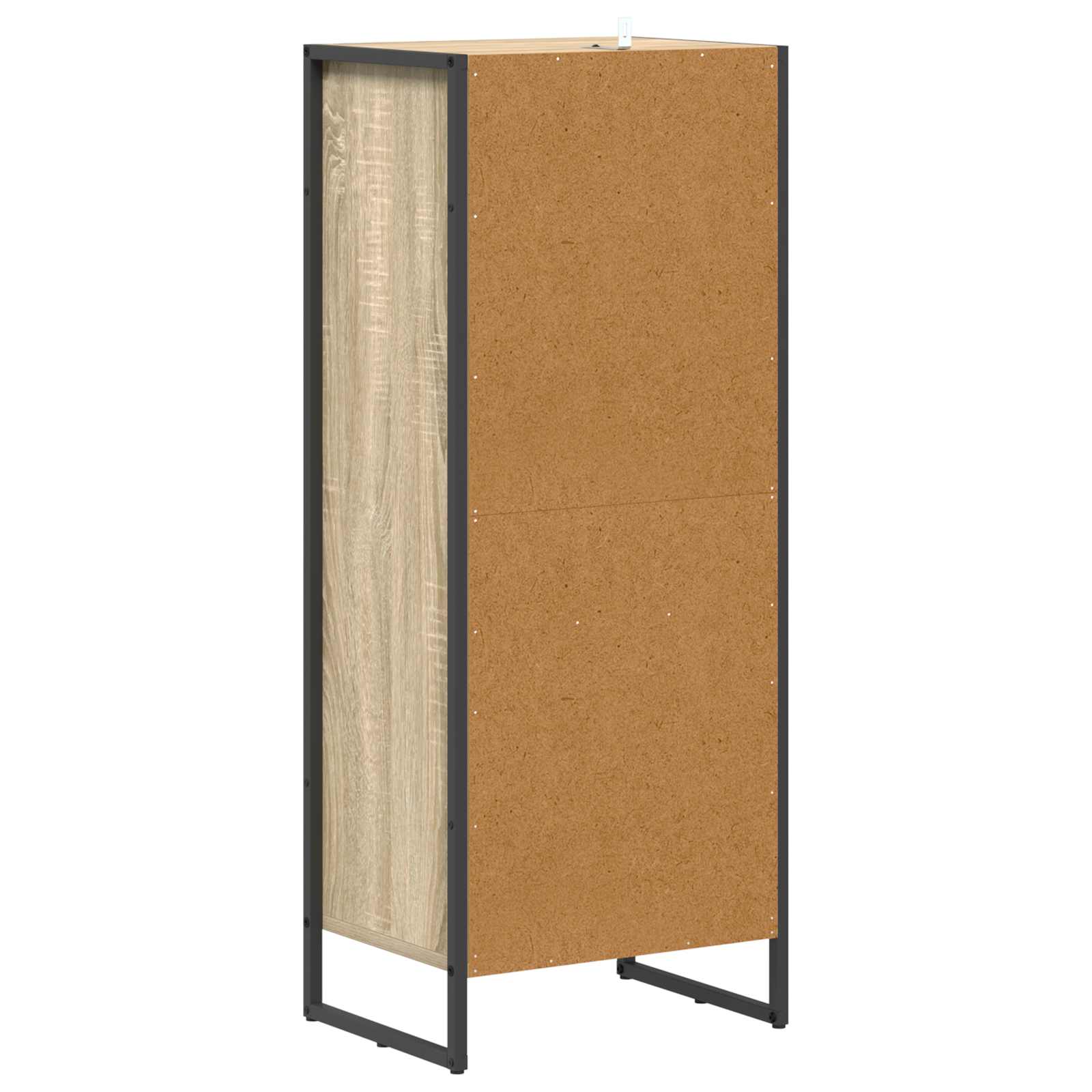 Badezimmerschrank mit Tür Sonoma 40 x 30 x 100 cm Holzwerkstoff