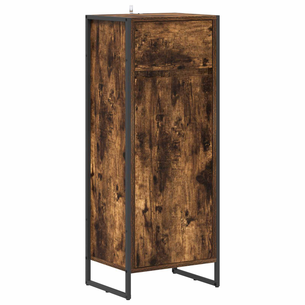Badezimmerschrank Raucharbe 40 x 30 x 100 cm Holzwerkstoff