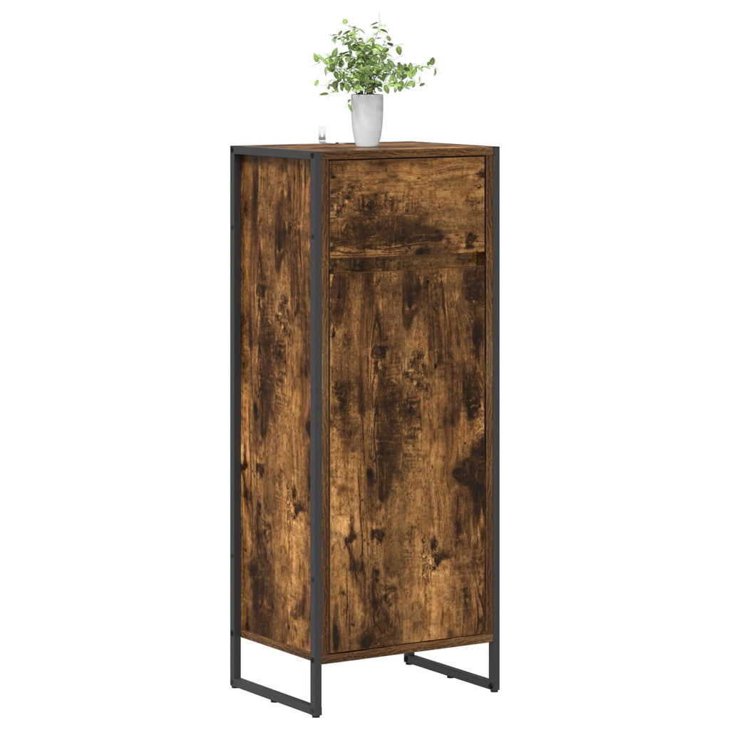 Badezimmerschrank Raucharbe 40 x 30 x 100 cm Holzwerkstoff