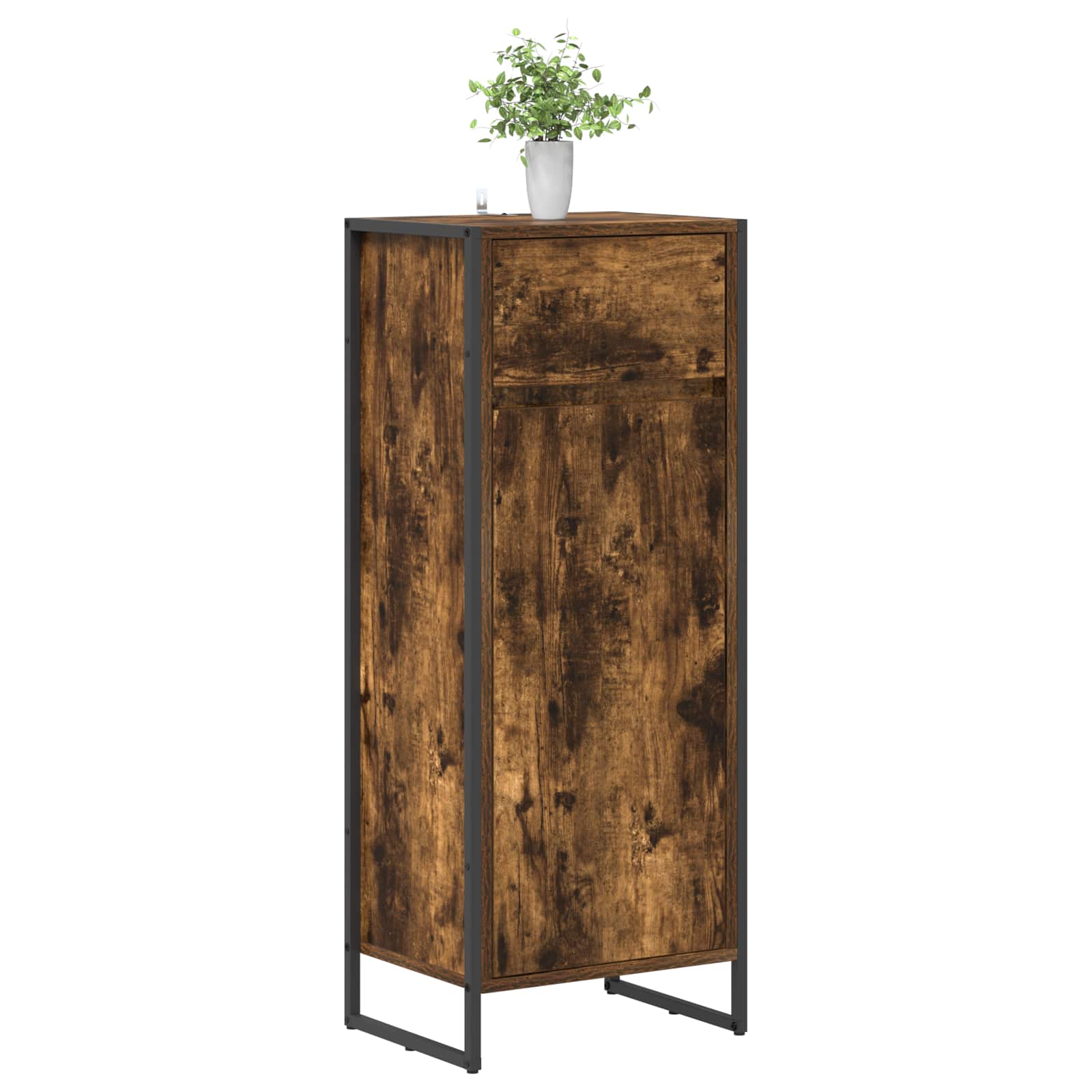 Badezimmerschrank Raucharbe 40 x 30 x 100 cm Holzwerkstoff