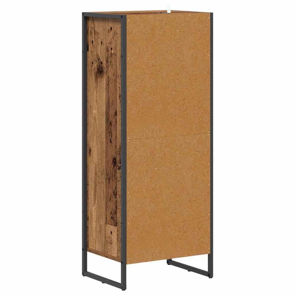 Badezimmerschrank Altholz 40 x 30 x 100 cm Holzwerkstoff
