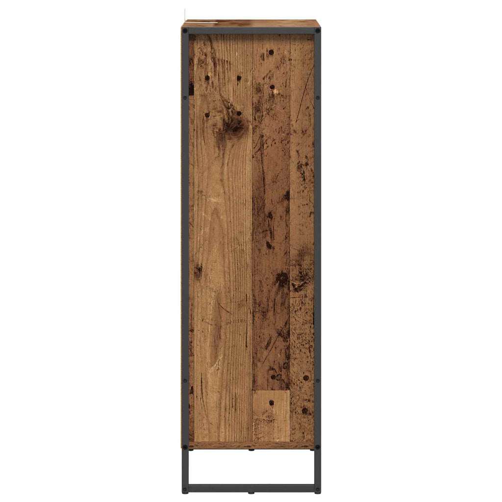 Badezimmerschrank Altholz 40 x 30 x 100 cm Holzwerkstoff