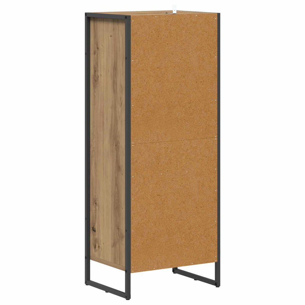 Badezimmerschrank mit Tür Kunsthandwerk Eiche 40 x 30 x 100 cm
