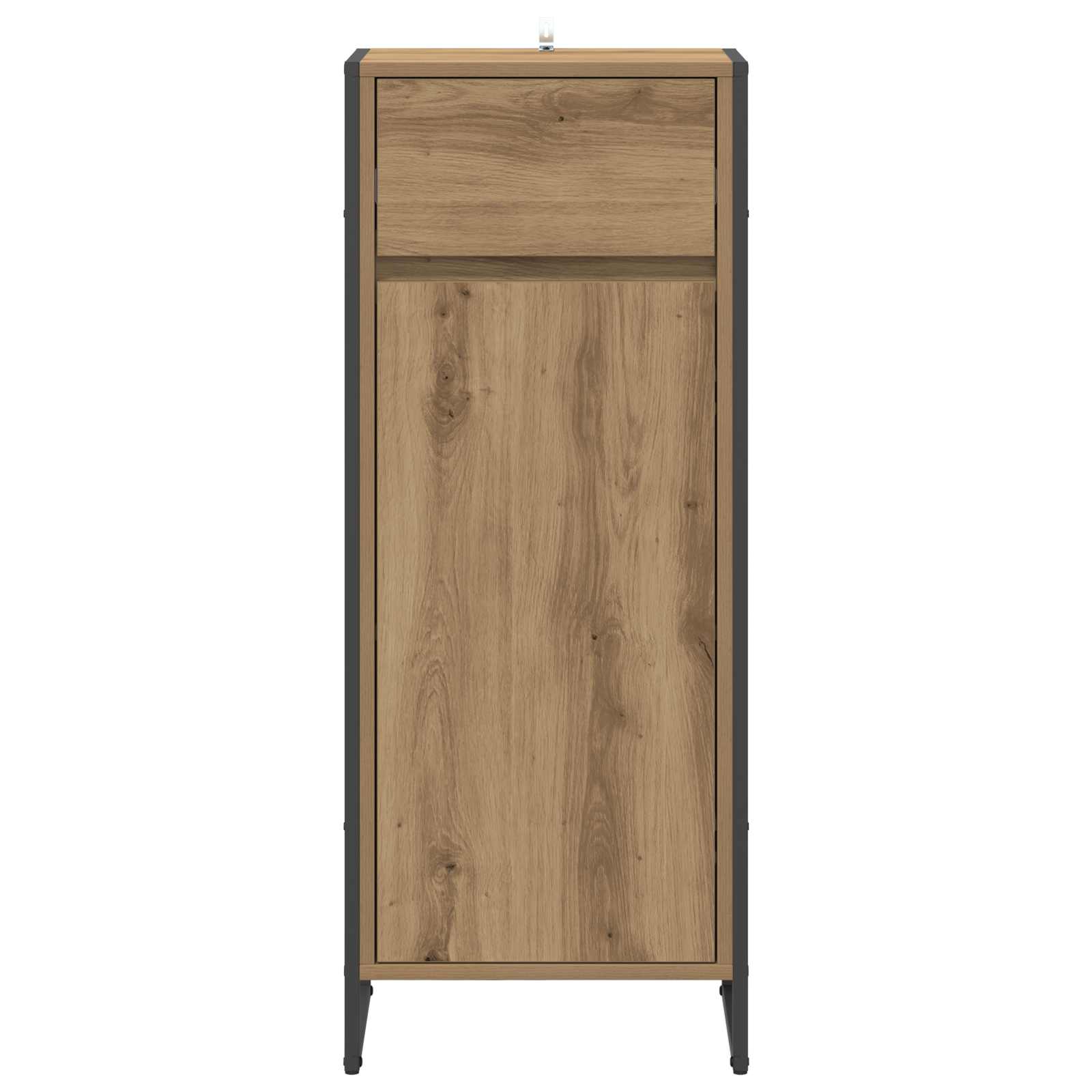 Badezimmerschrank mit Tür Kunsthandwerk Eiche 40 x 30 x 100 cm