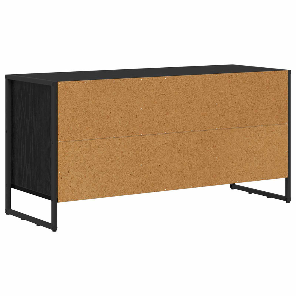 TV-Schränk Schwarz Eichen-Optik 100 x 36 x 49,5 cm