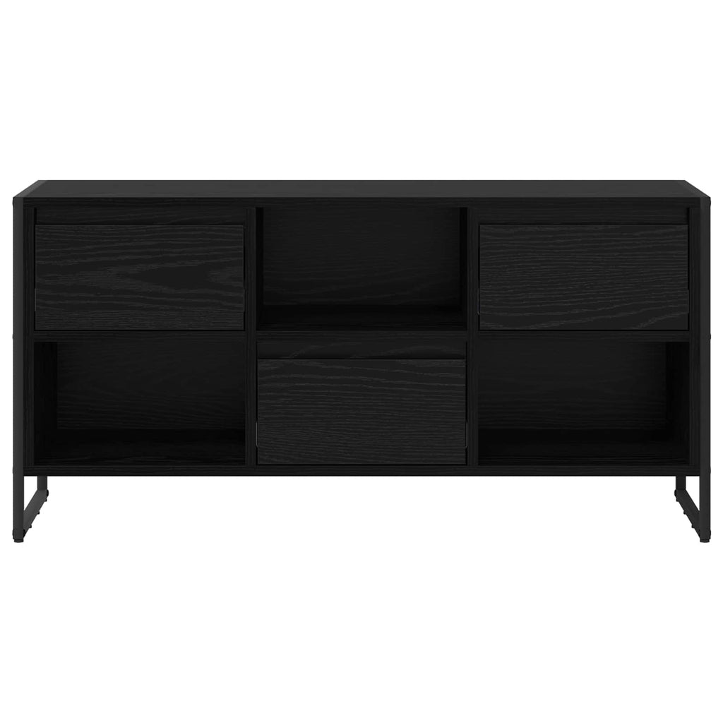 TV-Schränk Schwarz Eichen-Optik 100 x 36 x 49,5 cm