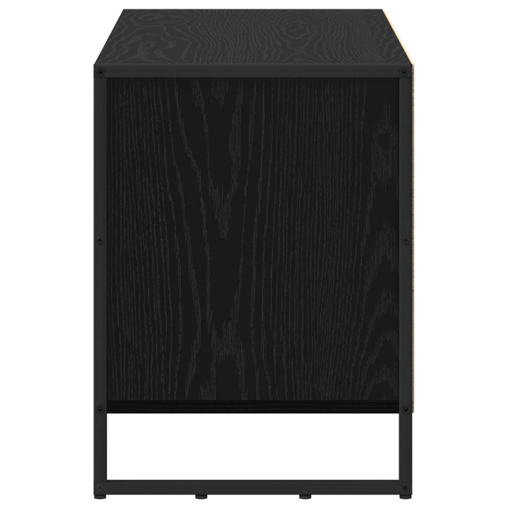 TV-Schränk Schwarz Eichen-Optik 100 x 36 x 49,5 cm