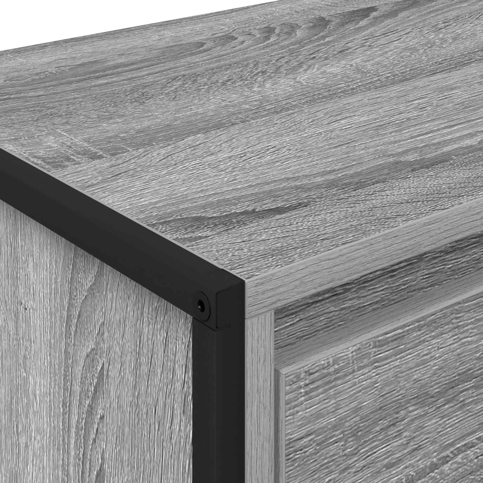 TV-Schränk Graues Sonoma 100 x 36 x 49,5 cm Holzwerkstoff