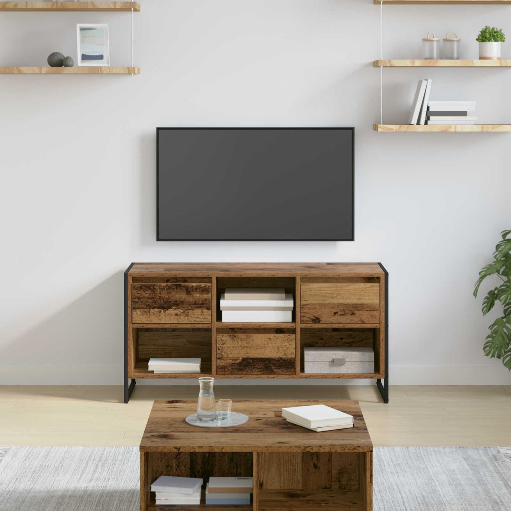 TV-Schränk Altholz 100 x 36 x 49,5 cm Holzwerkstoff