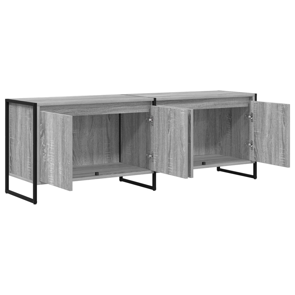 TV-Schränk Graues Sonoma 140 x 36 x 49,5 cm Holzwerkstoff