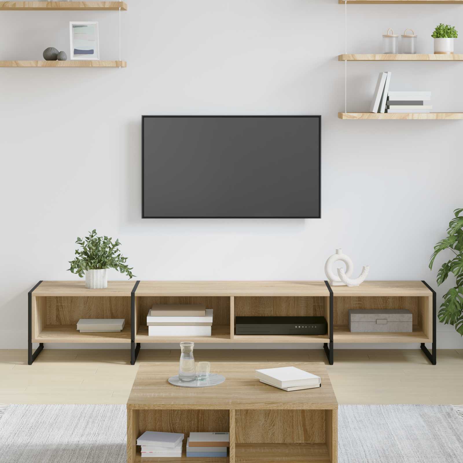 TV-Schränk Sonoma 170,5 x 36 x 30,5 cm Holzwerkstoff