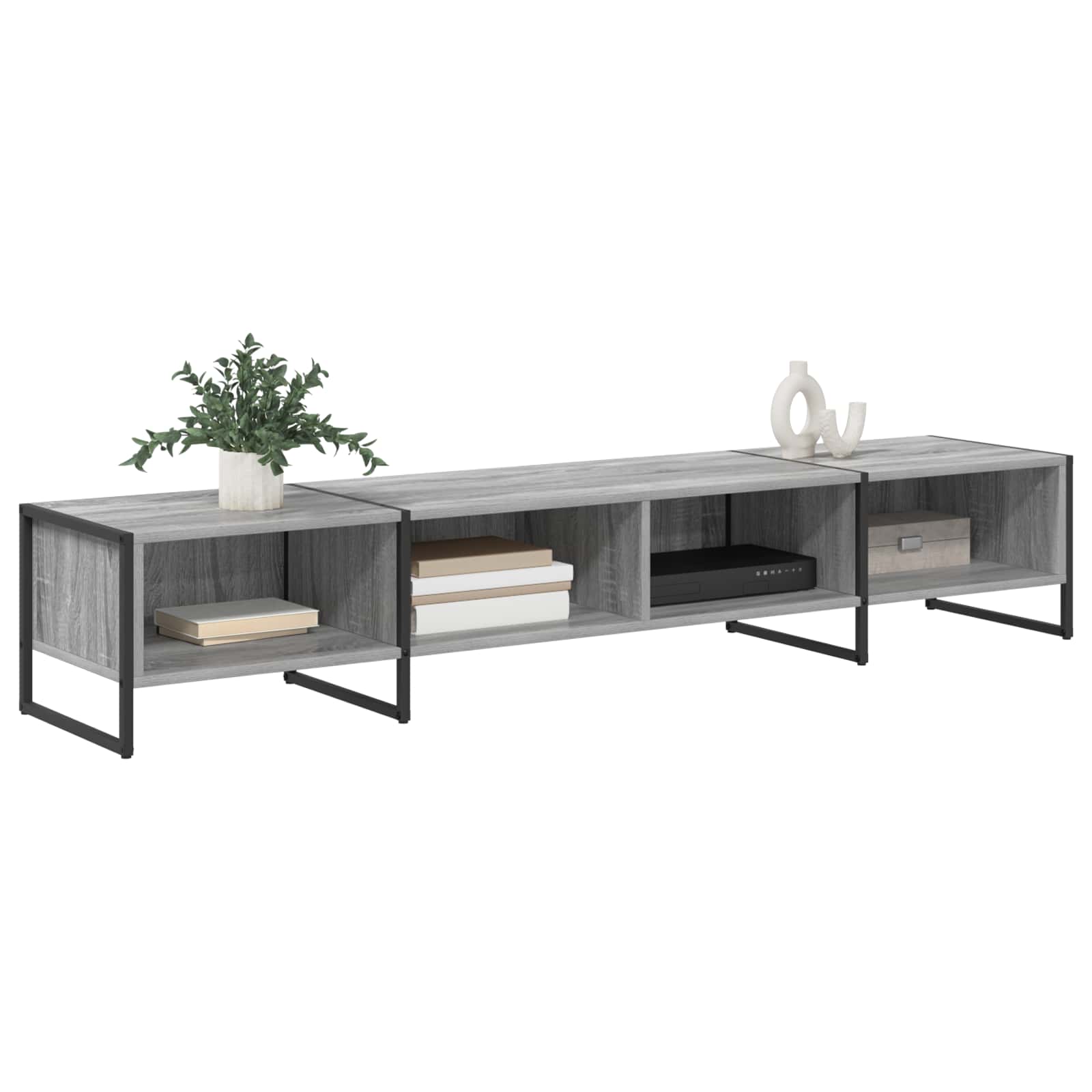 TV-Schränk Graues Sonoma 170,5 x 36 x 30,5 cm Holzwerkstoff