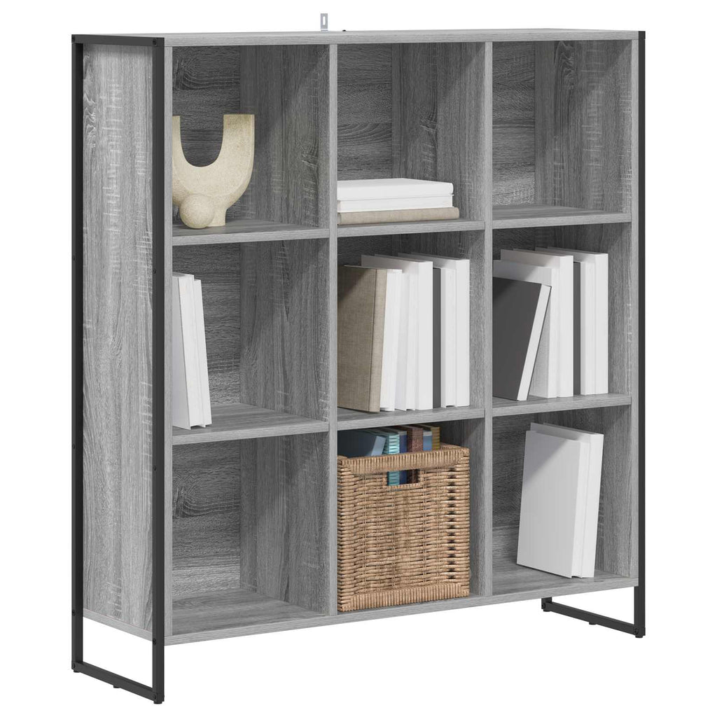 Bücherregal Graues Sonoma 99,5 x 30 x 108,5 cm Holzwerkstoff
