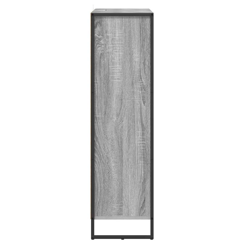 Bücherregal Graues Sonoma 99,5 x 30 x 108,5 cm Holzwerkstoff