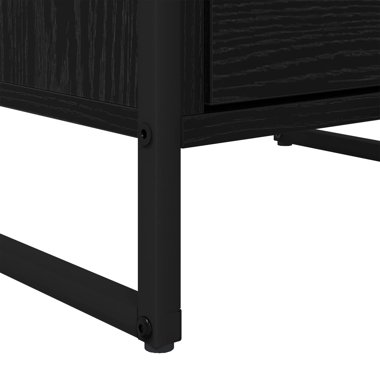 Sideboard Schwarz Eichen-Optik 42 x 36 x 75,5 cm Holzwerkstoff