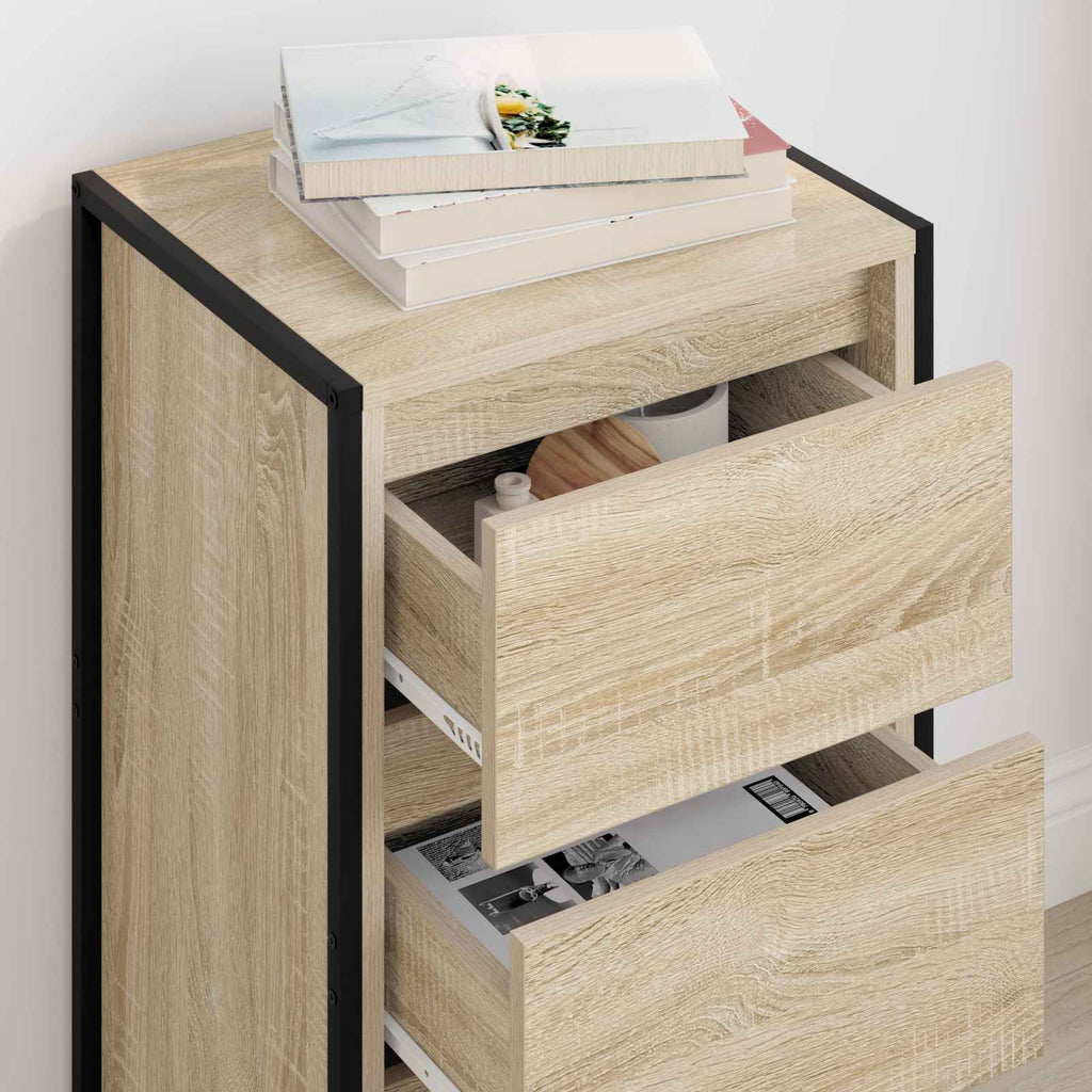 Sideboard mit Schubladen Sonoma 42 x 36 x 75,5 cm Holzwerkstoff