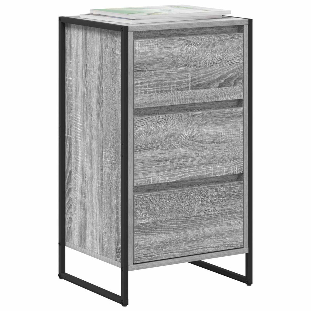 Sideboard Graues Sonoma 42 x 36 x 75,5 cm Holzwerkstoff