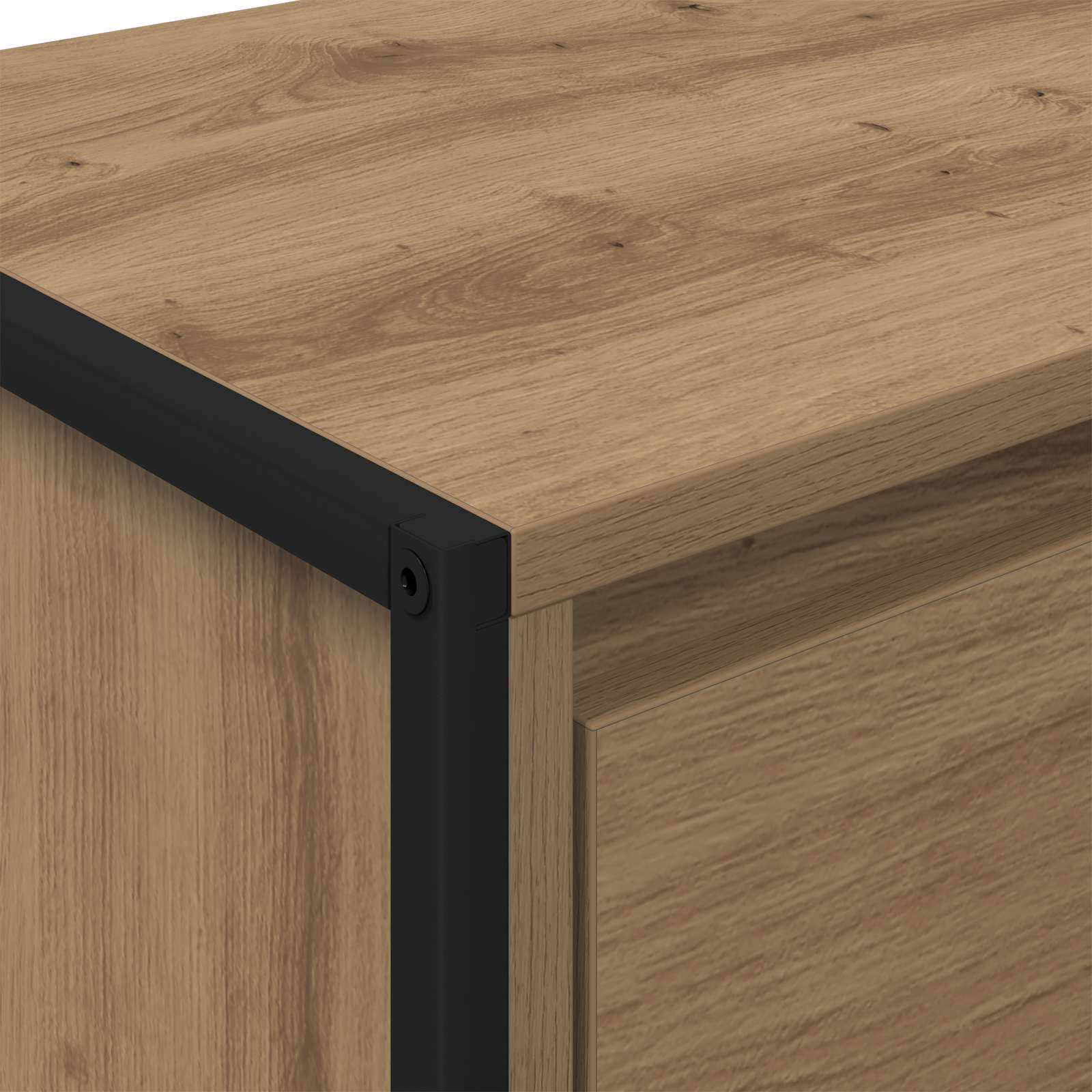 Sideboard Kunsthandwerk Eiche 42 x 36 x 75,5 cm Holzwerkstoff