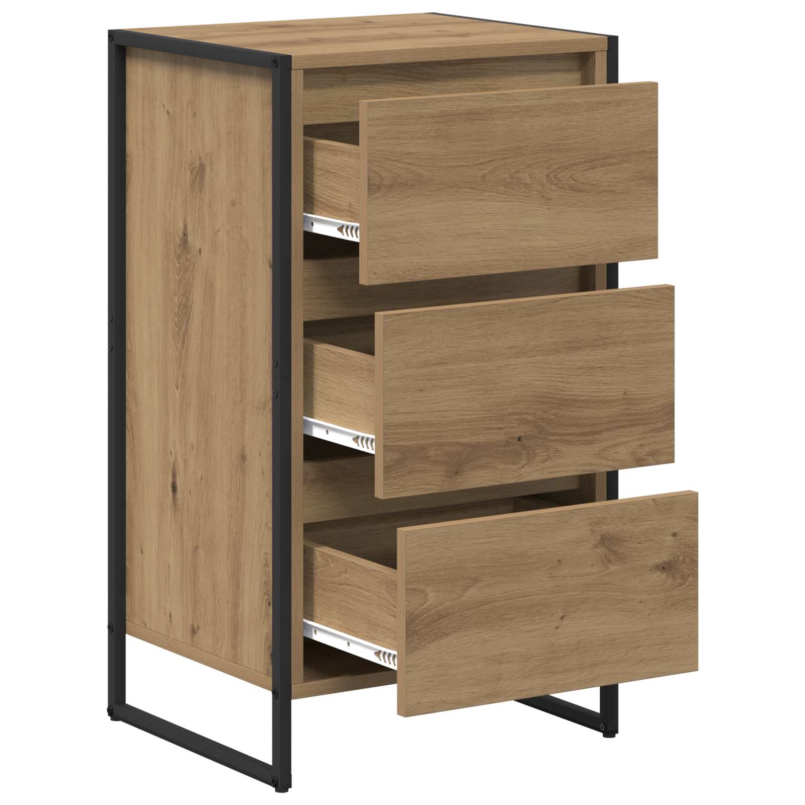 Sideboard Kunsthandwerk Eiche 42 x 36 x 75,5 cm Holzwerkstoff