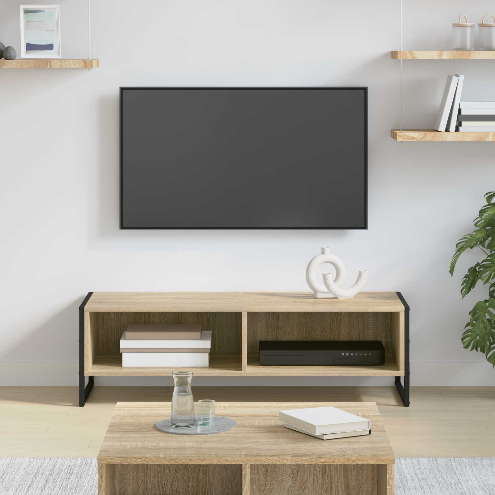 TV-Schränk Sonoma 100 x 36,5 x 30,5 cm Holzwerkstoff
