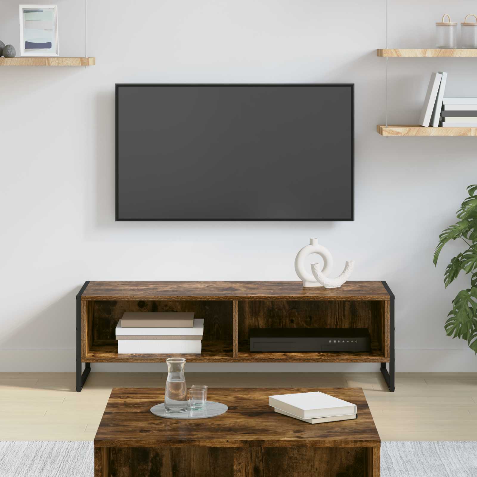 TV-Schränk Raucharbe 100 x 36,5 x 30,5 cm Holzwerkstoff