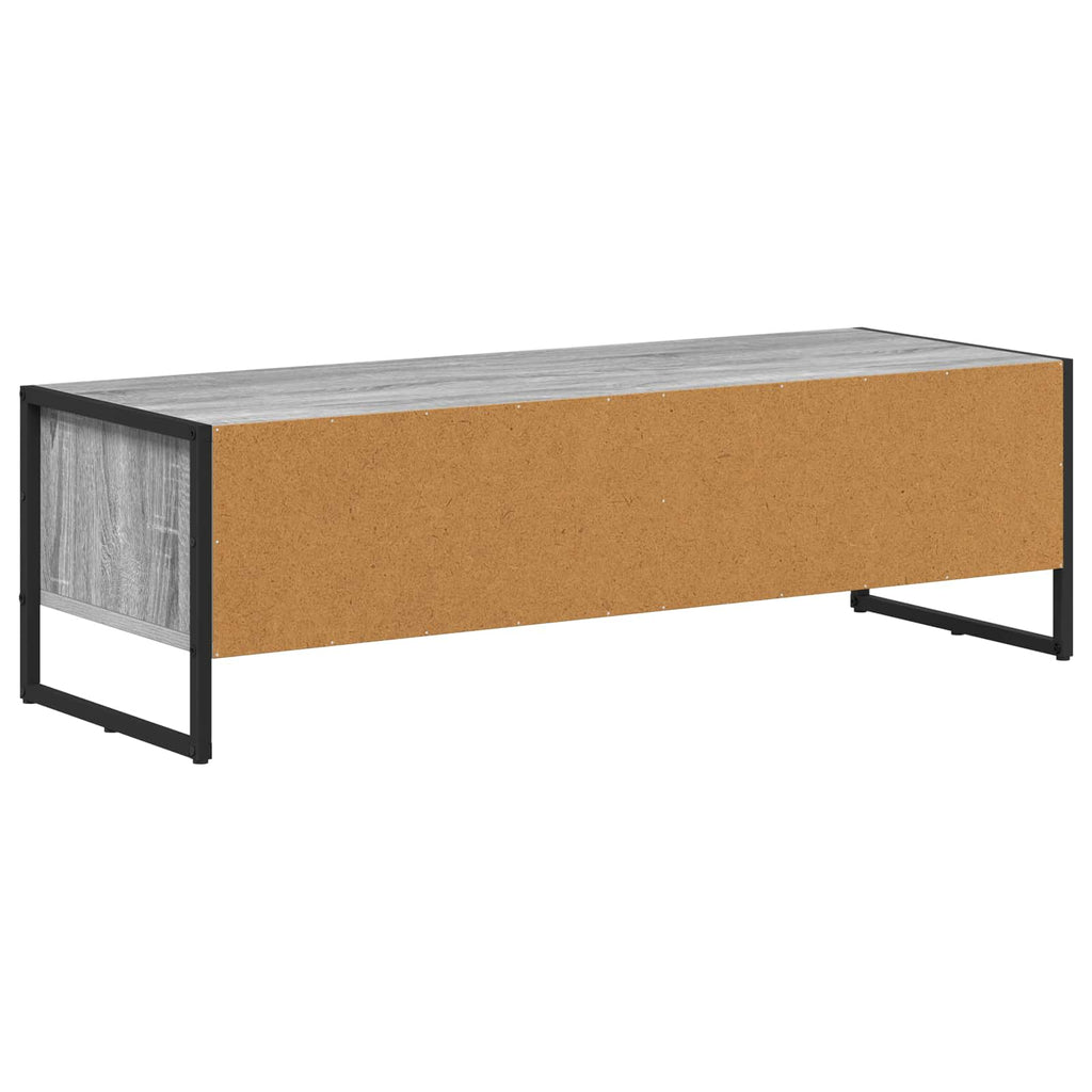 TV-Schränk Graues Sonoma 100 x 36,5 x 30,5 cm Holzwerkstoff