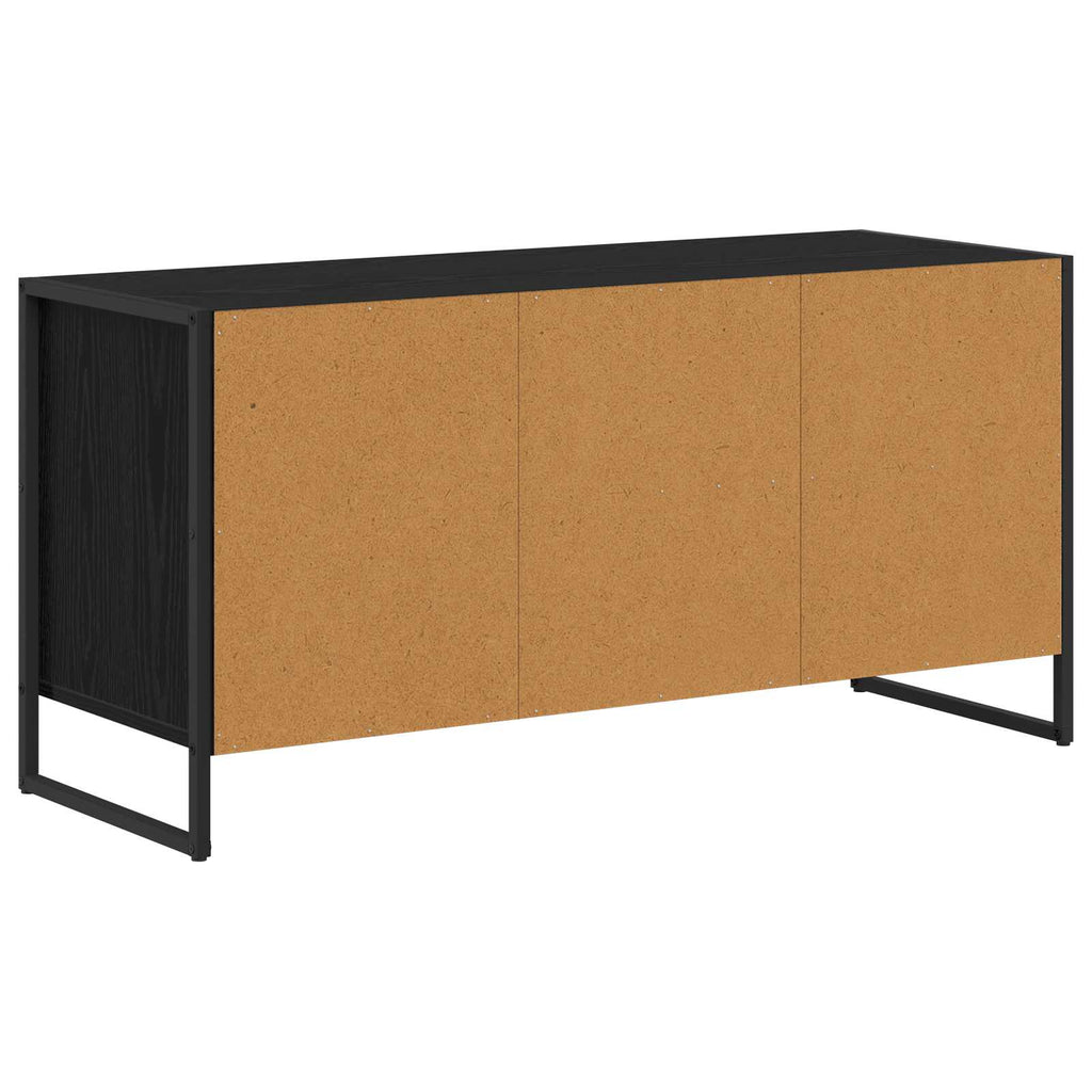 TV-Schränk Schwarz Eichen-Optik 100 x 36 x 49,5 cm