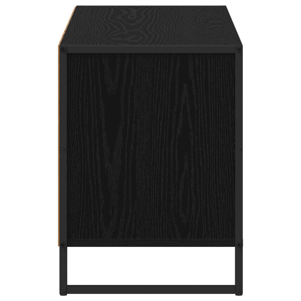TV-Schränk Schwarz Eichen-Optik 100 x 36 x 49,5 cm