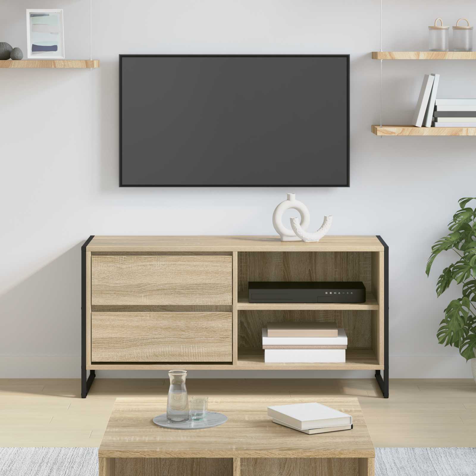 TV-Schränk Sonoma 100 x 36 x 49,5 cm Holzwerkstoff