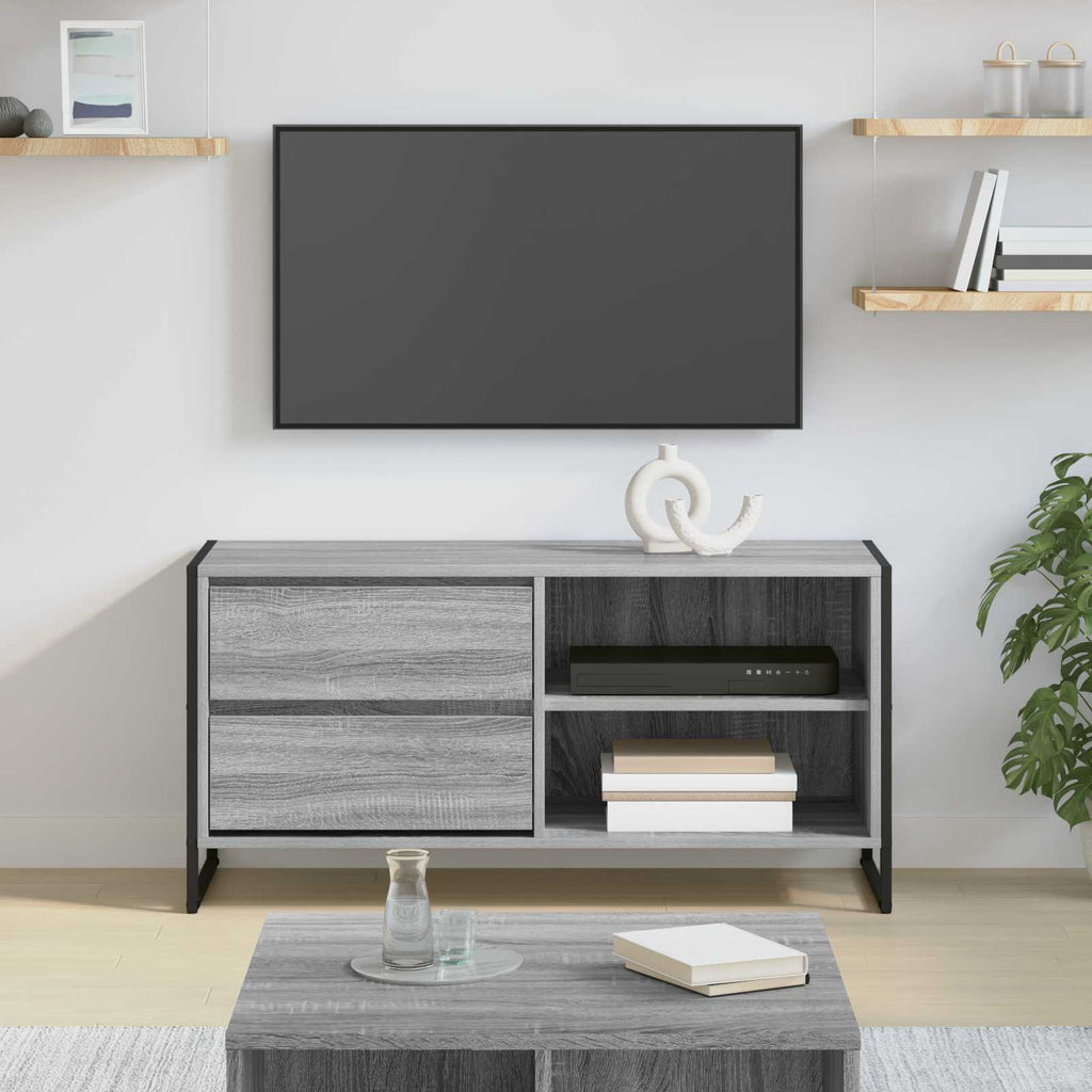 TV-Schränk Graues Sonoma 100 x 36 x 49,5 cm Holzwerkstoff