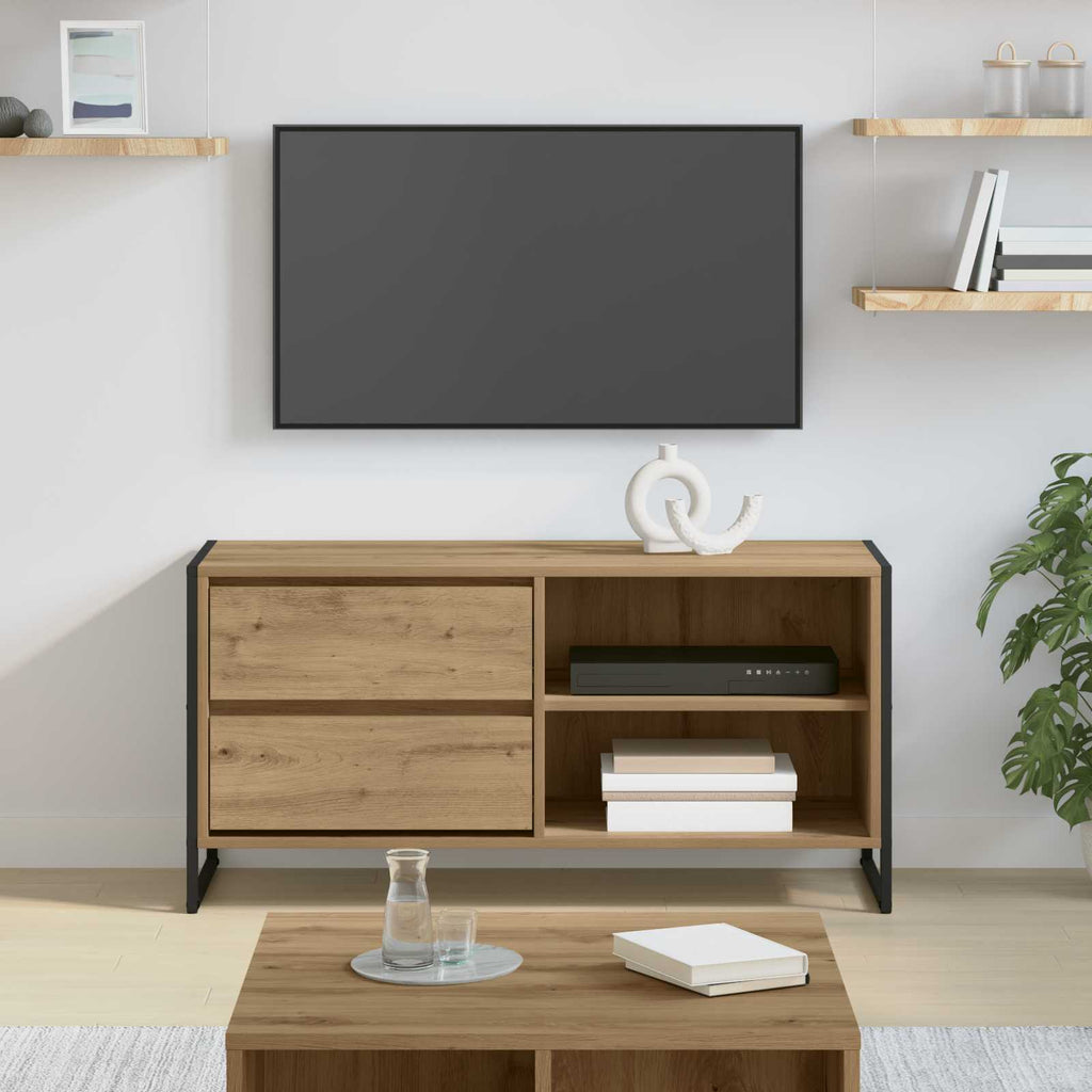 TV-Schränk Kunsthandwerk Eiche 100 x 36 x 49,5 cm Holzwerkstoff