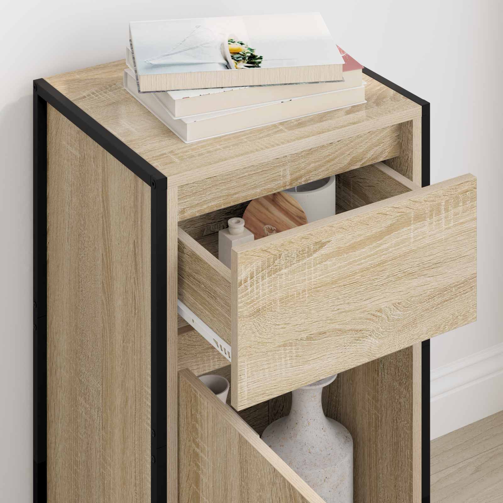 Sideboard mit Schubladen Sonoma 43 x 36 x 75,5 cm Holzwerkstoff