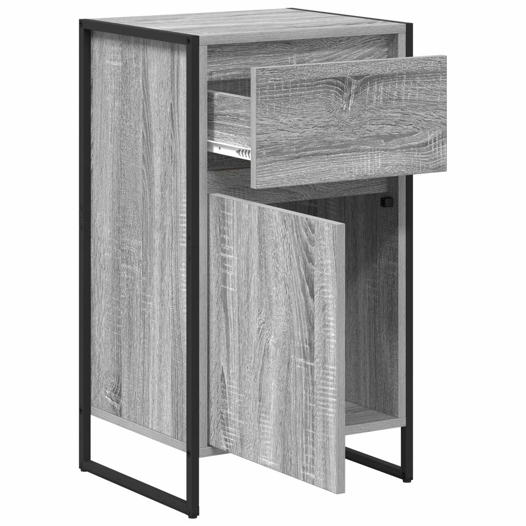 Sideboard Graues Sonoma 43 x 36 x 75,5 cm Holzwerkstoff
