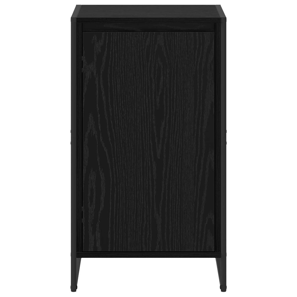 Sideboard Schwarz Eichen-Optik 43 x 36 x 75,5 cm Holzwerkstoff