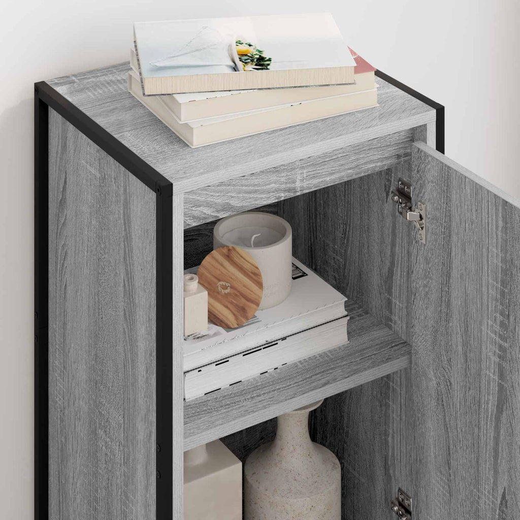 Sideboard Graues Sonoma 43 x 36 x 75,5 cm Holzwerkstoff
