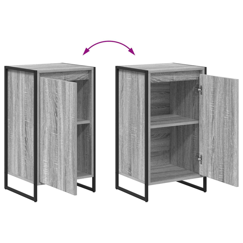 Sideboard Graues Sonoma 43 x 36 x 75,5 cm Holzwerkstoff