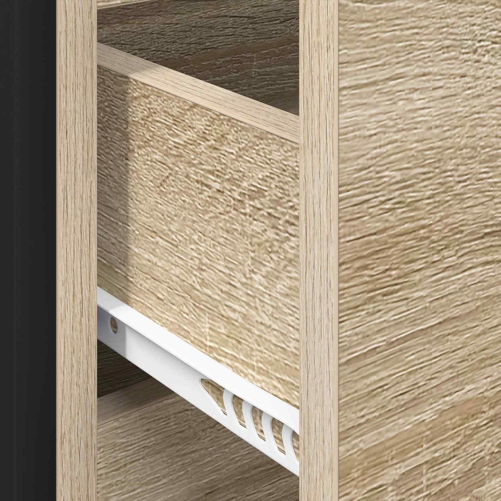 Sideboard mit Schubladen Sonoma 79 x 36 x 75.5 cm Holzwerkstoff