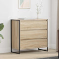 Sideboard mit Schubladen Sonoma 79 x 36 x 75.5 cm Holzwerkstoff