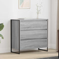 Sideboard Graues Sonoma 79 x 36 x 75.5 cm Holzwerkstoff