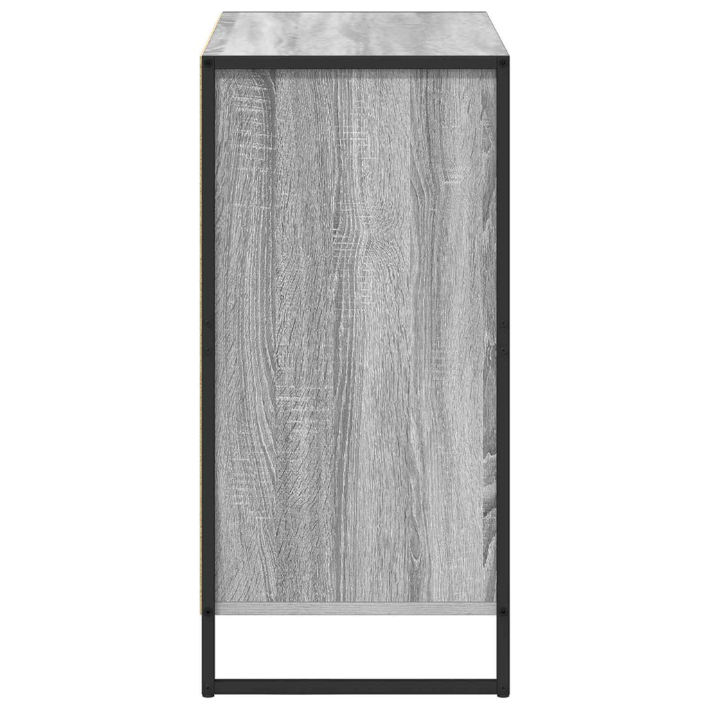 Sideboard Graues Sonoma 79 x 36 x 75.5 cm Holzwerkstoff