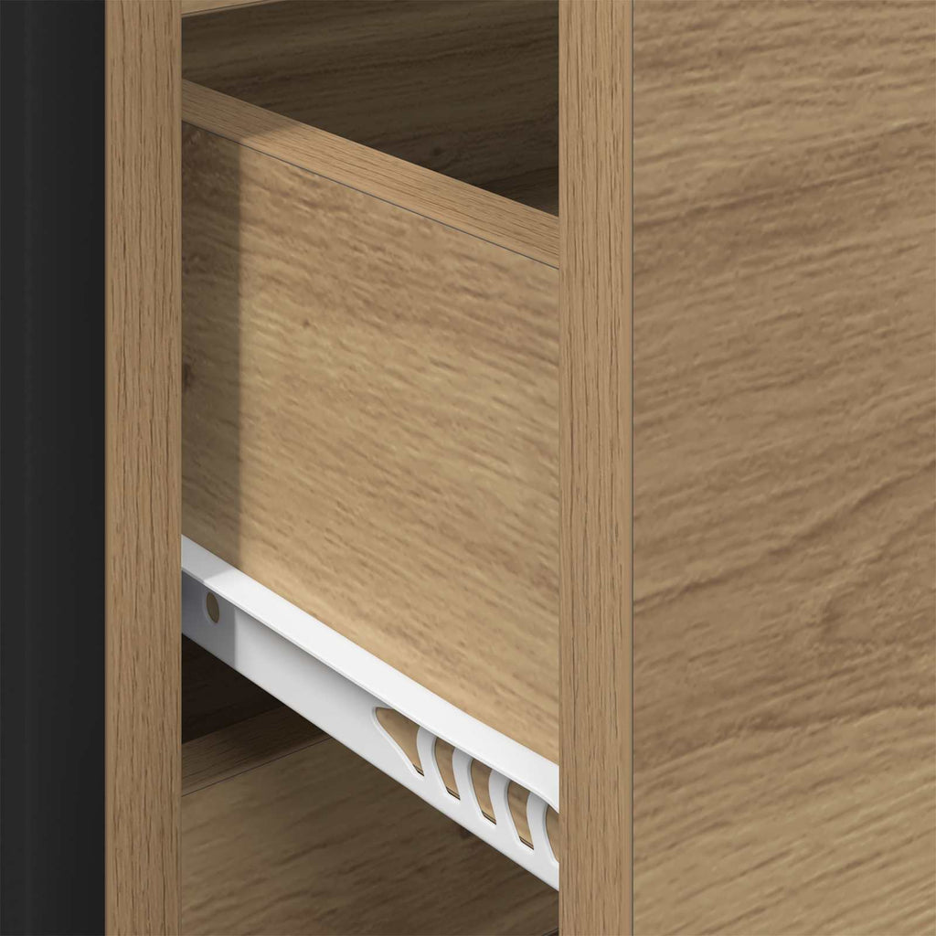 Sideboard Kunsthandwerk Eiche 79 x 36 x 75.5 cm Holzwerkstoff
